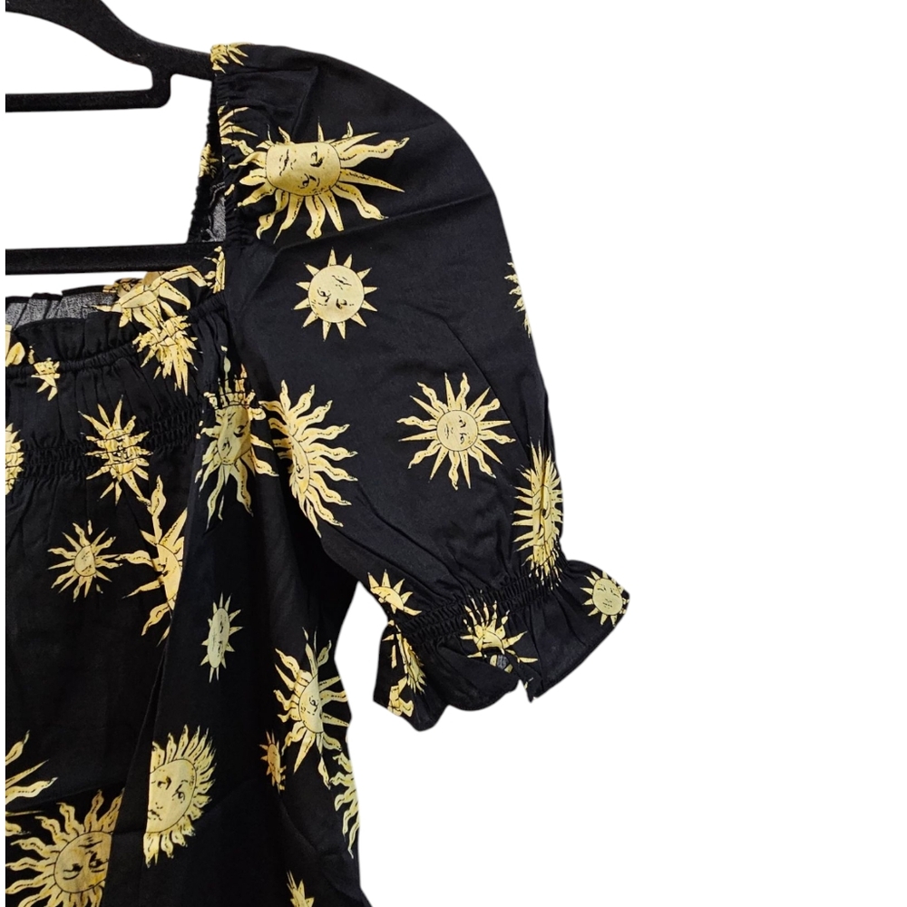 NWT Modcloth Summertime Garden Stories Smocked Mini Dress Size S - Picture 6 of 10